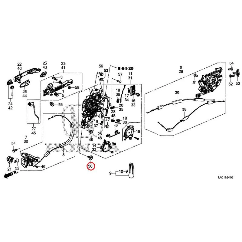 [NEW] JDM HONDA STEP WGN SPADA RP5 2020 Sliding Door Lock/Outer Handle GENUINE OEM - Image 56