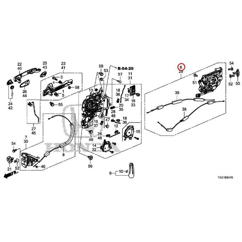 [NEW] JDM HONDA STEP WGN SPADA RP5 2020 Sliding Door Lock/Outer Handle GENUINE OEM - Image 7