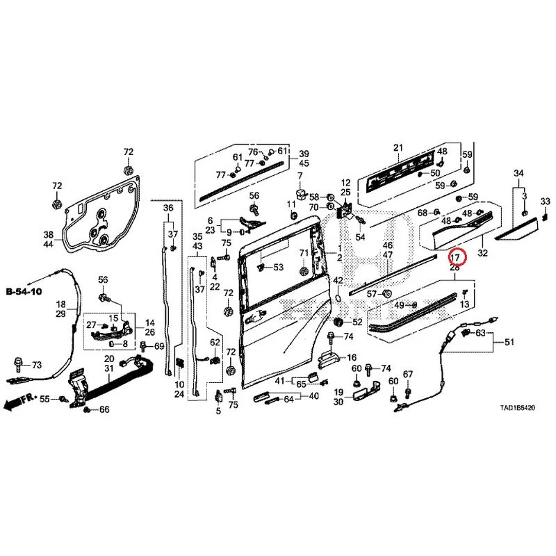 [NEW] JDM HONDA STEP WGN SPADA RP5 2020 Sliding Door Panel GENUINE OEM - Image 18