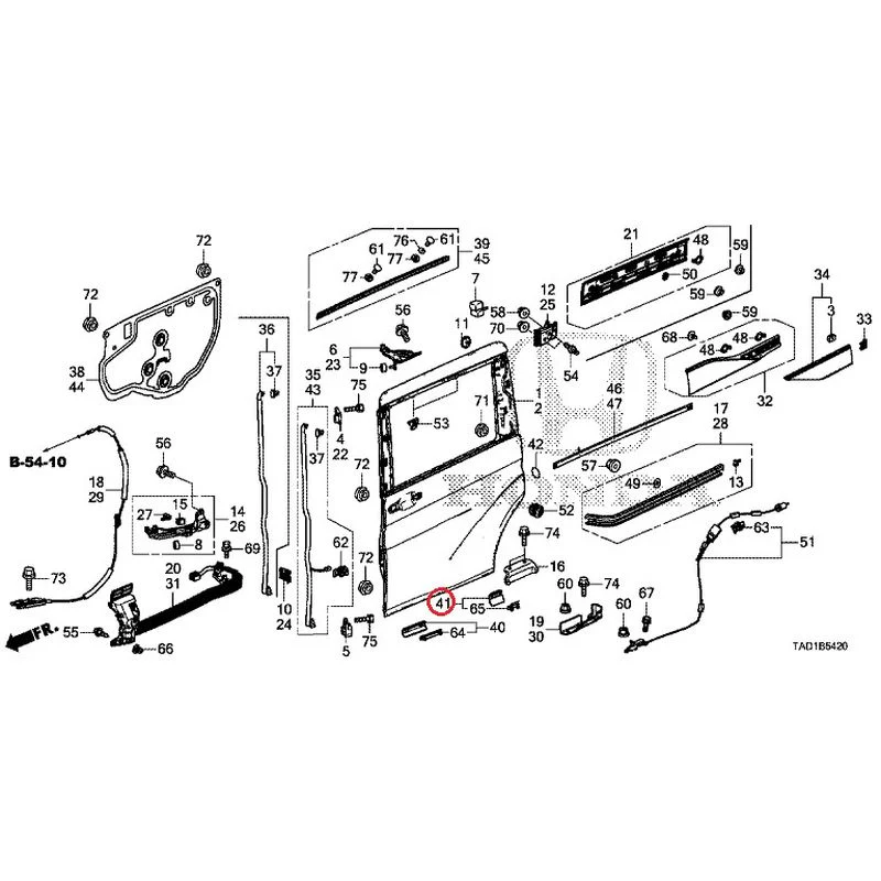 [NEW] JDM HONDA STEP WGN SPADA RP5 2020 Sliding Door Panel GENUINE OEM - Image 41