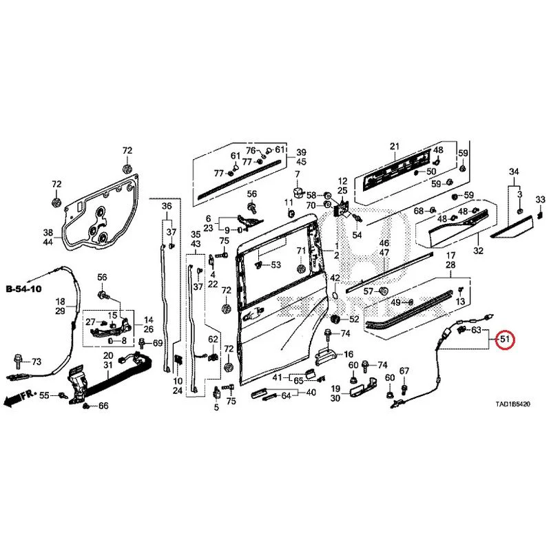 [NEW] JDM HONDA STEP WGN SPADA RP5 2020 Sliding Door Panel GENUINE OEM - Image 51
