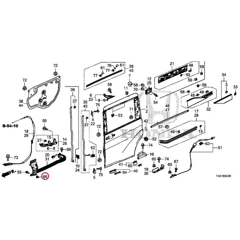 [NEW] JDM HONDA STEP WGN SPADA RP5 2020 Sliding Door Panel GENUINE OEM - Image 66