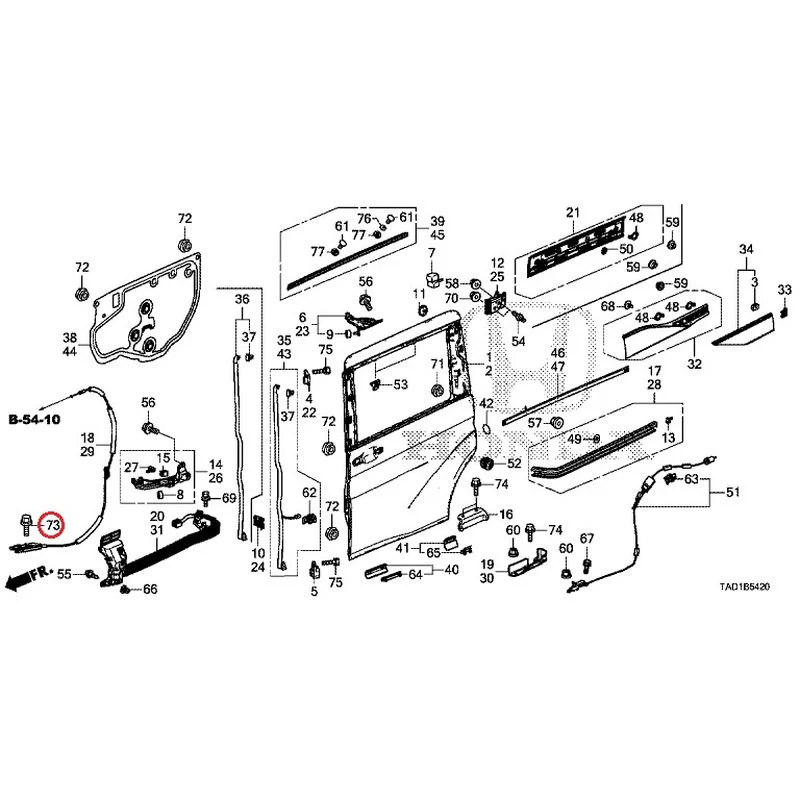 [NEW] JDM HONDA STEP WGN SPADA RP5 2020 Sliding Door Panel GENUINE OEM - Image 74