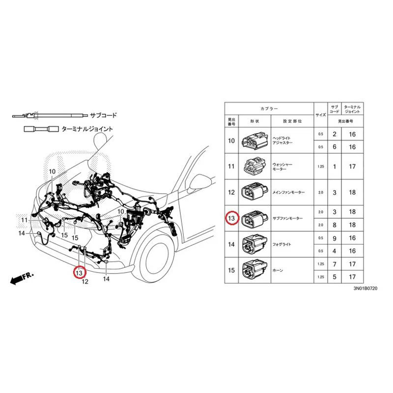 [NEW] JDM HONDA VEZEL e:HEV RV5 2021 Electrical Connector (Front) GENUINE OEM - Image 14