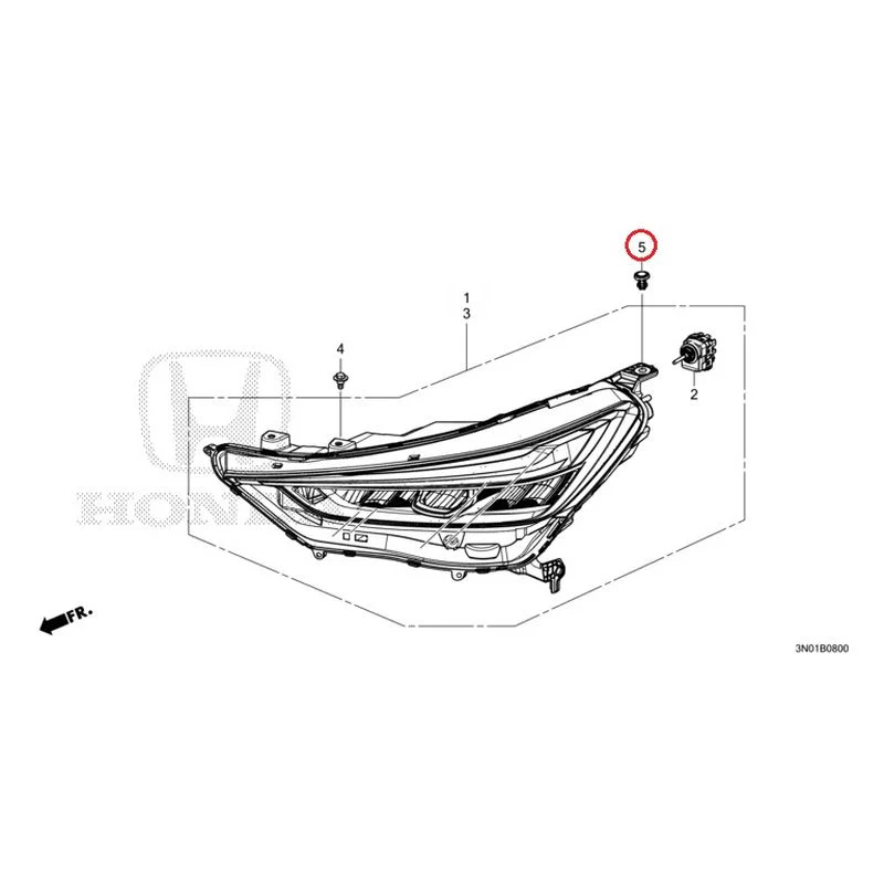 [NEW] JDM HONDA VEZEL e:HEV RV5 2021 Headlight GENUINE OEM - Image 8