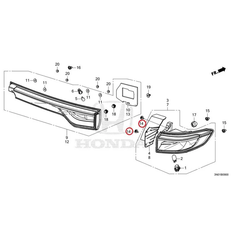[NEW] JDM HONDA VEZEL e:HEV RV5 2021 Taillights GENUINE OEM - Image 19