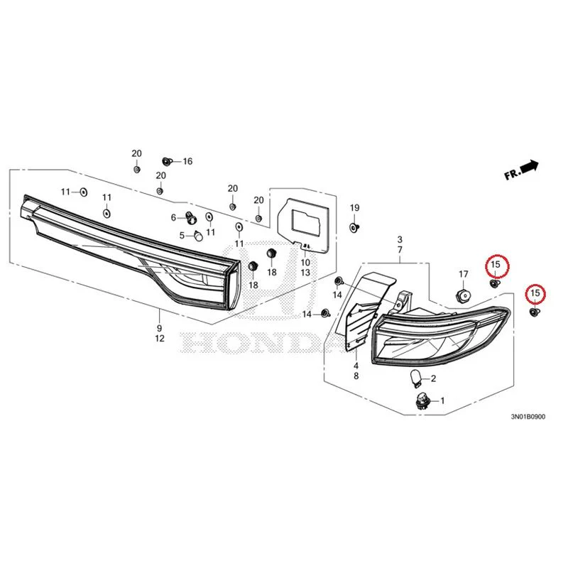 [NEW] JDM HONDA VEZEL e:HEV RV5 2021 Taillights GENUINE OEM - Image 20