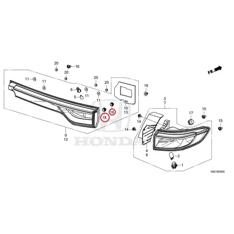 [NEW] JDM HONDA VEZEL e:HEV RV5 2021 Taillights GENUINE OEM - Image 23