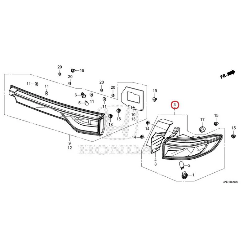 [NEW] JDM HONDA VEZEL e:HEV RV5 2021 Taillights GENUINE OEM - Image 4