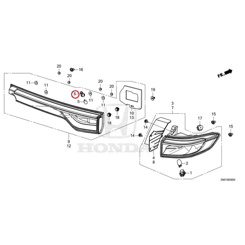 [NEW] JDM HONDA VEZEL e:HEV RV5 2021 Taillights GENUINE OEM - Image 7