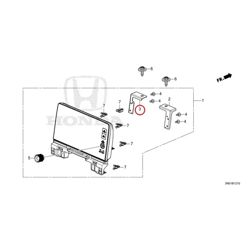 [NEW] JDM HONDA VEZEL e:HEV RV5 2021 Center Display GENUINE OEM - Image 4