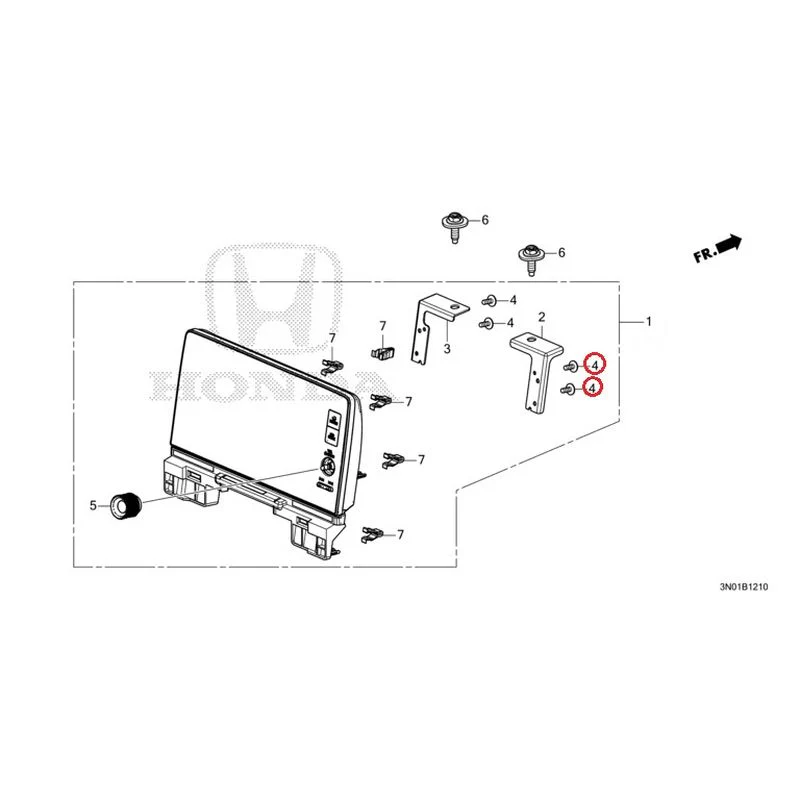 [NEW] JDM HONDA VEZEL e:HEV RV5 2021 Center Display GENUINE OEM - Image 5