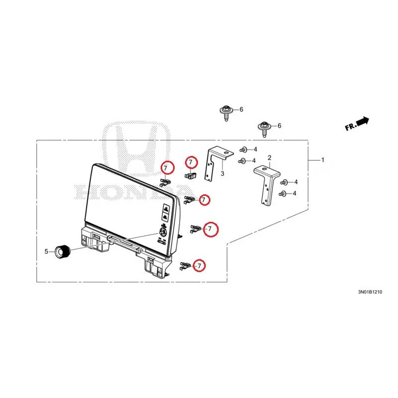 [NEW] JDM HONDA VEZEL e:HEV RV5 2021 Center Display GENUINE OEM - Image 8