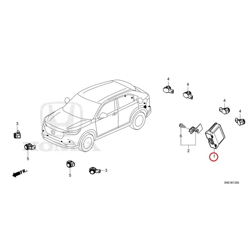 [NEW] JDM HONDA VEZEL e:HEV RV5 2021 Parking Sensor GENUINE OEM - Image 3
