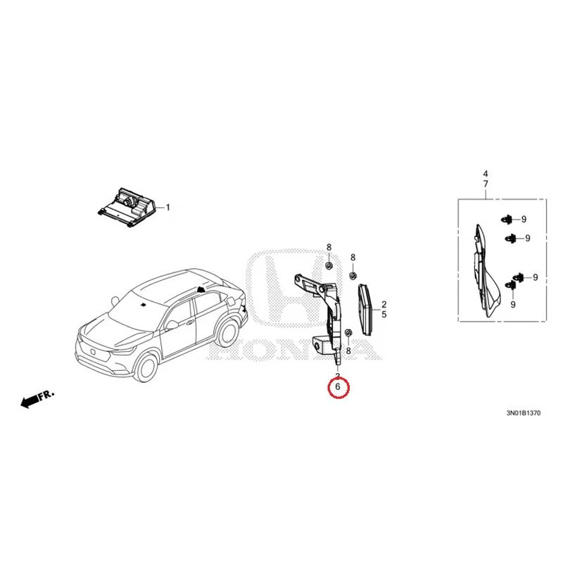 [NEW] JDM HONDA VEZEL e:HEV RV5 2021 Camera GENUINE OEM - Image 10