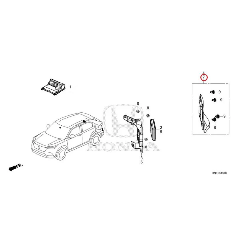 [NEW] JDM HONDA VEZEL e:HEV RV5 2021 Camera GENUINE OEM - Image 11