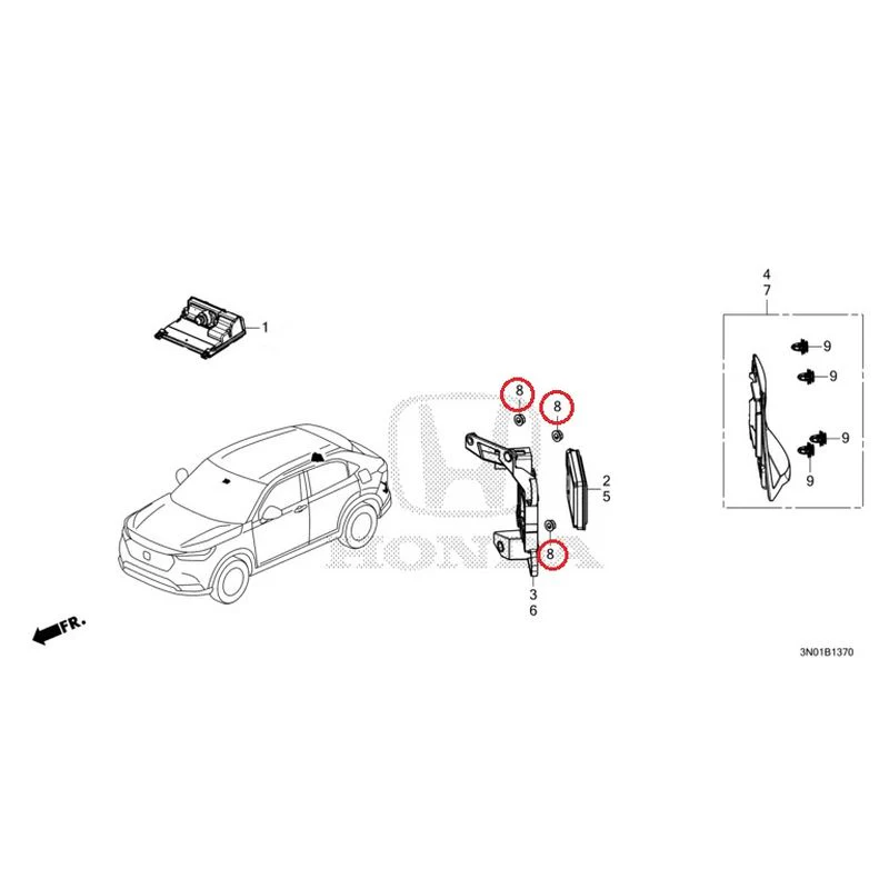 [NEW] JDM HONDA VEZEL e:HEV RV5 2021 Camera GENUINE OEM - Image 12