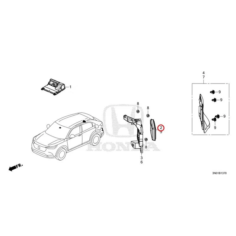 [NEW] JDM HONDA VEZEL e:HEV RV5 2021 Camera GENUINE OEM - Image 6