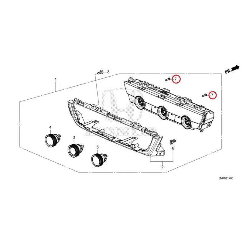 [NEW] JDM HONDA VEZEL e:HEV RV5 2021 Auto Air Conditioner Control GENUINE OEM - Image 8