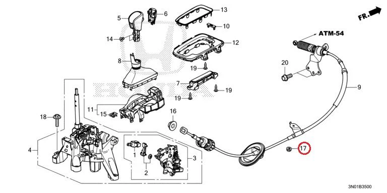 [NEW] JDM HONDA VEZEL e:HEV RV5 2021 Select Lever GENUINE OEM - Image 18