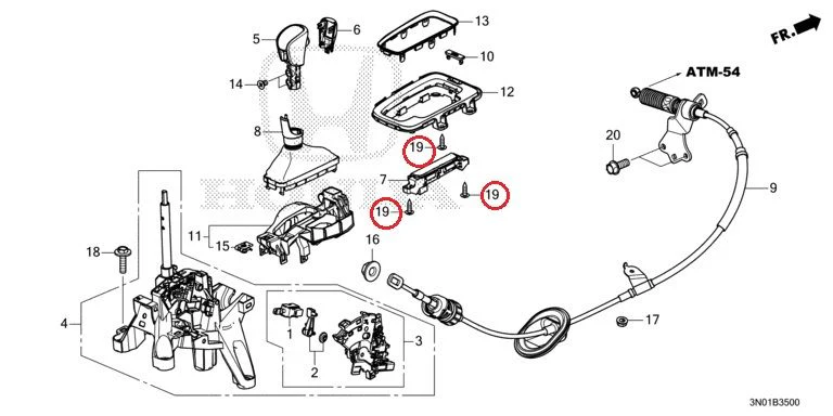 [NEW] JDM HONDA VEZEL e:HEV RV5 2021 Select Lever GENUINE OEM - Image 20