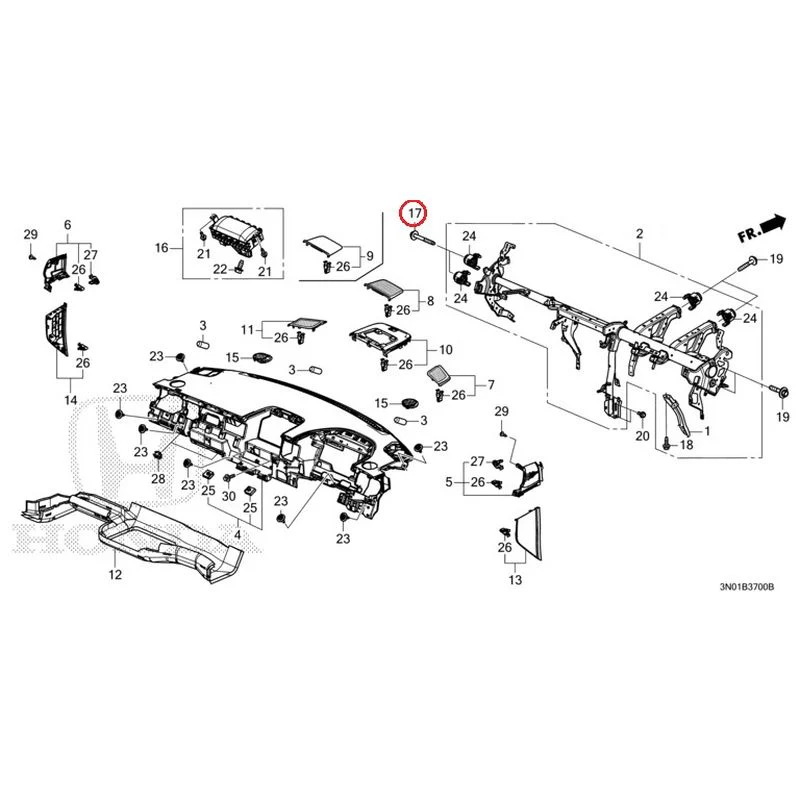 [NEW] JDM HONDA VEZEL e:HEV RV5 2021 Instrument panel GENUINE OEM - Image 20