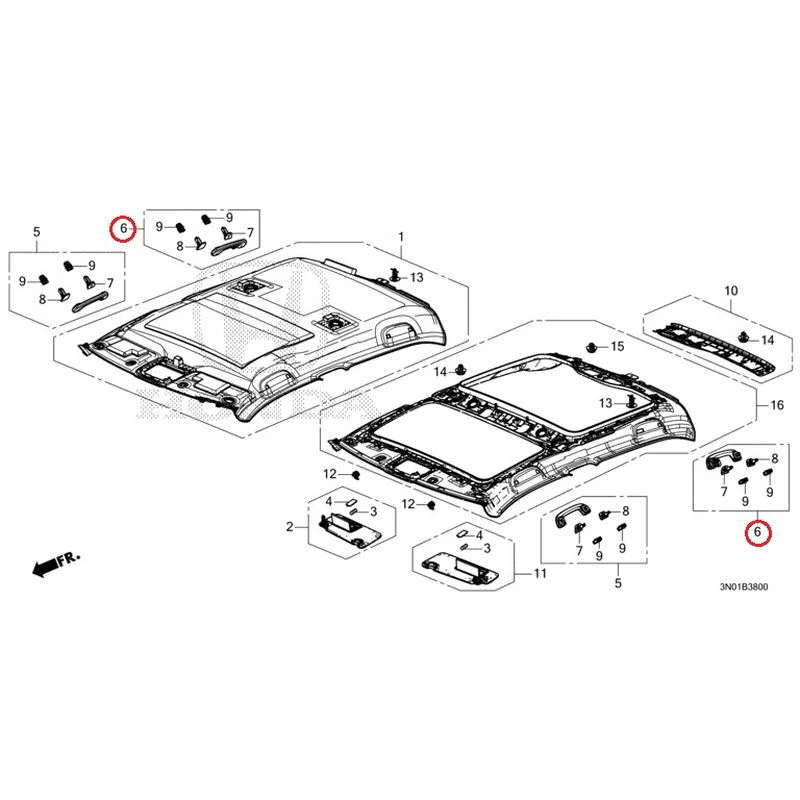 [NEW] JDM HONDA VEZEL e:HEV RV5 2021 Roof Lining GENUINE OEM - Image 7