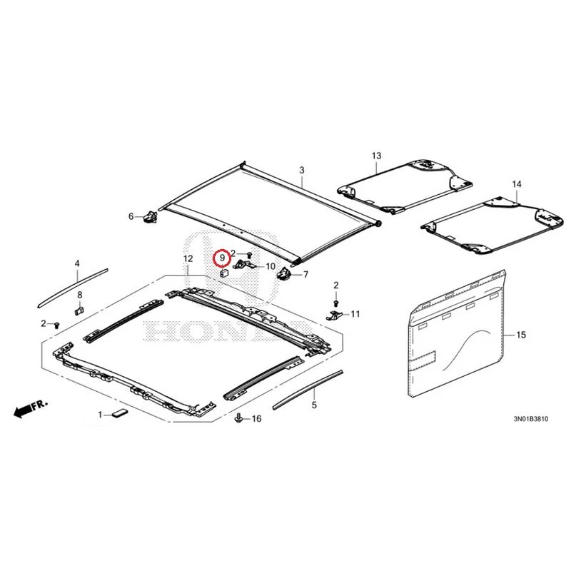 [NEW] JDM HONDA VEZEL e:HEV RV5 2021 Sunshade GENUINE OEM - Image 10