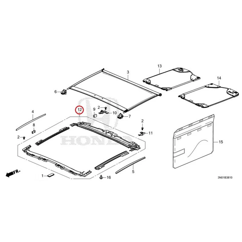 [NEW] JDM HONDA VEZEL e:HEV RV5 2021 Sunshade GENUINE OEM - Image 13