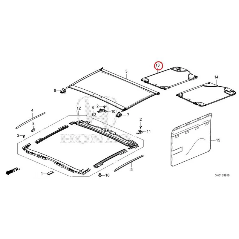 [NEW] JDM HONDA VEZEL e:HEV RV5 2021 Sunshade GENUINE OEM - Image 14