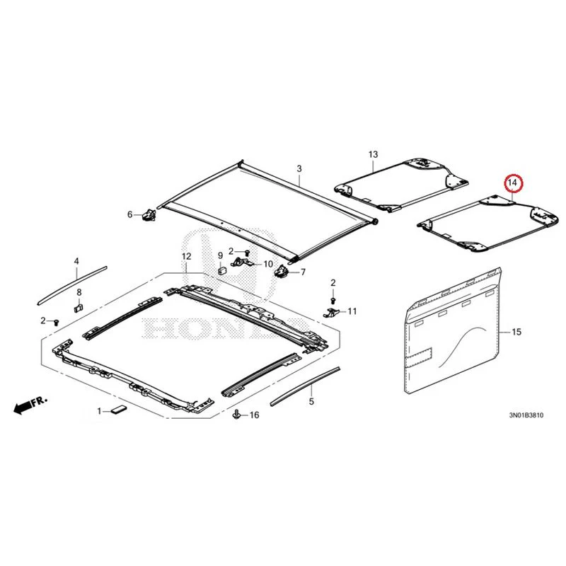 [NEW] JDM HONDA VEZEL e:HEV RV5 2021 Sunshade GENUINE OEM - Image 15