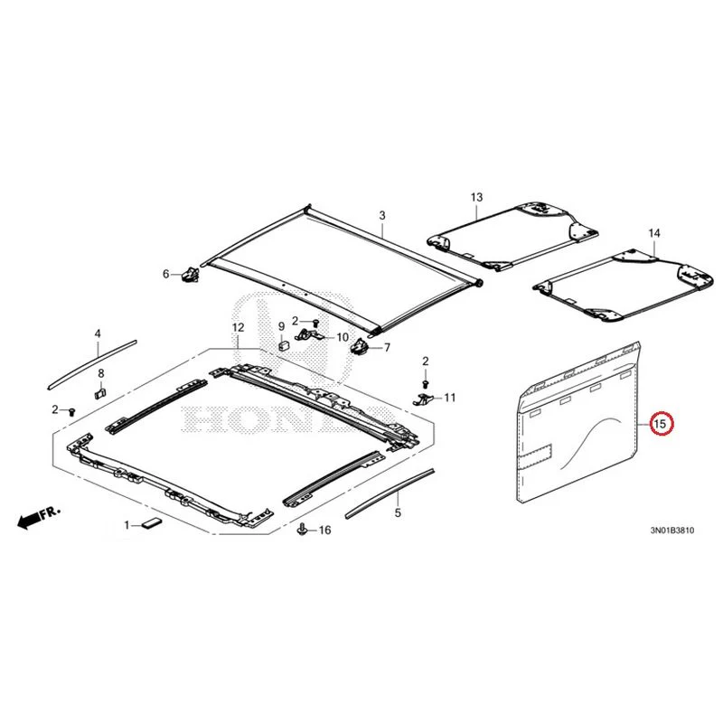 [NEW] JDM HONDA VEZEL e:HEV RV5 2021 Sunshade GENUINE OEM - Image 16