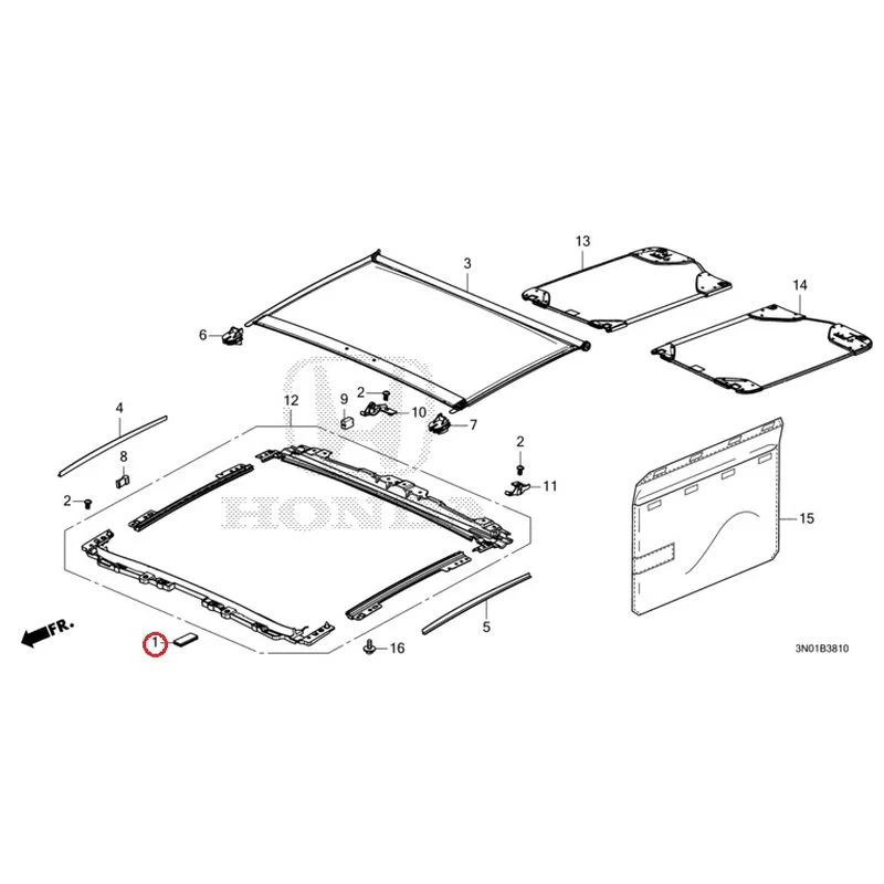 [NEW] JDM HONDA VEZEL e:HEV RV5 2021 Sunshade GENUINE OEM - Image 2