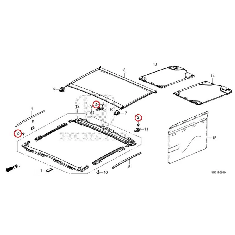 [NEW] JDM HONDA VEZEL e:HEV RV5 2021 Sunshade GENUINE OEM - Image 3