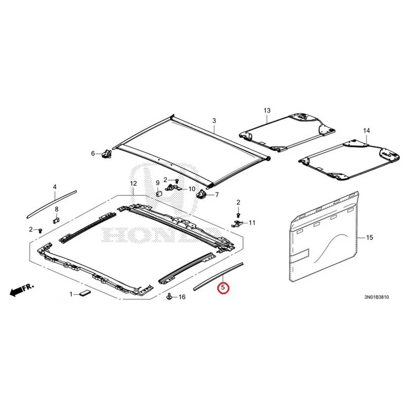 [NEW] JDM HONDA VEZEL e:HEV RV5 2021 Sunshade GENUINE OEM - Image 6