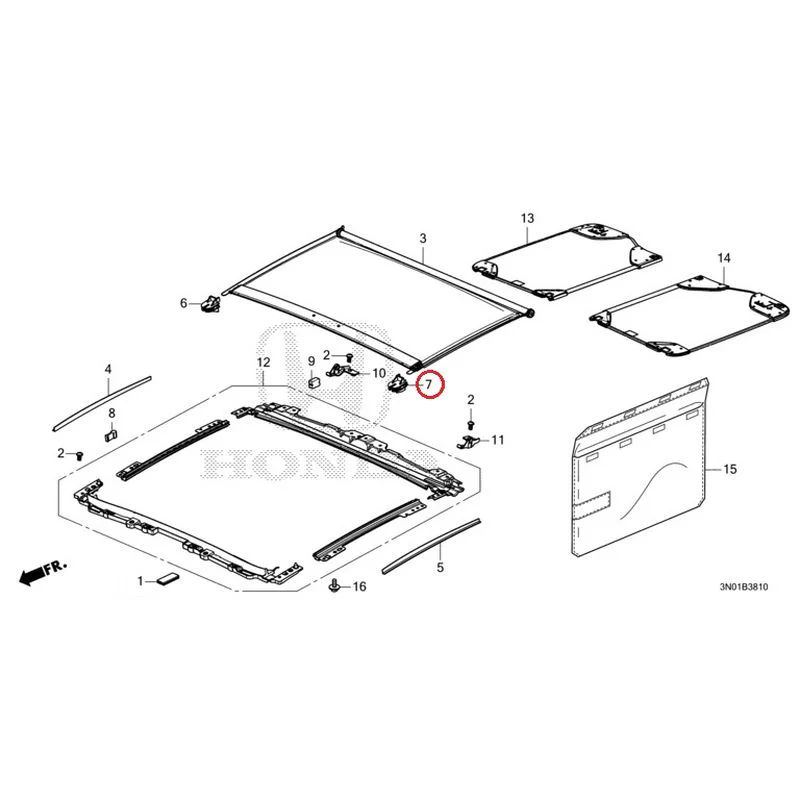 [NEW] JDM HONDA VEZEL e:HEV RV5 2021 Sunshade GENUINE OEM - Image 8