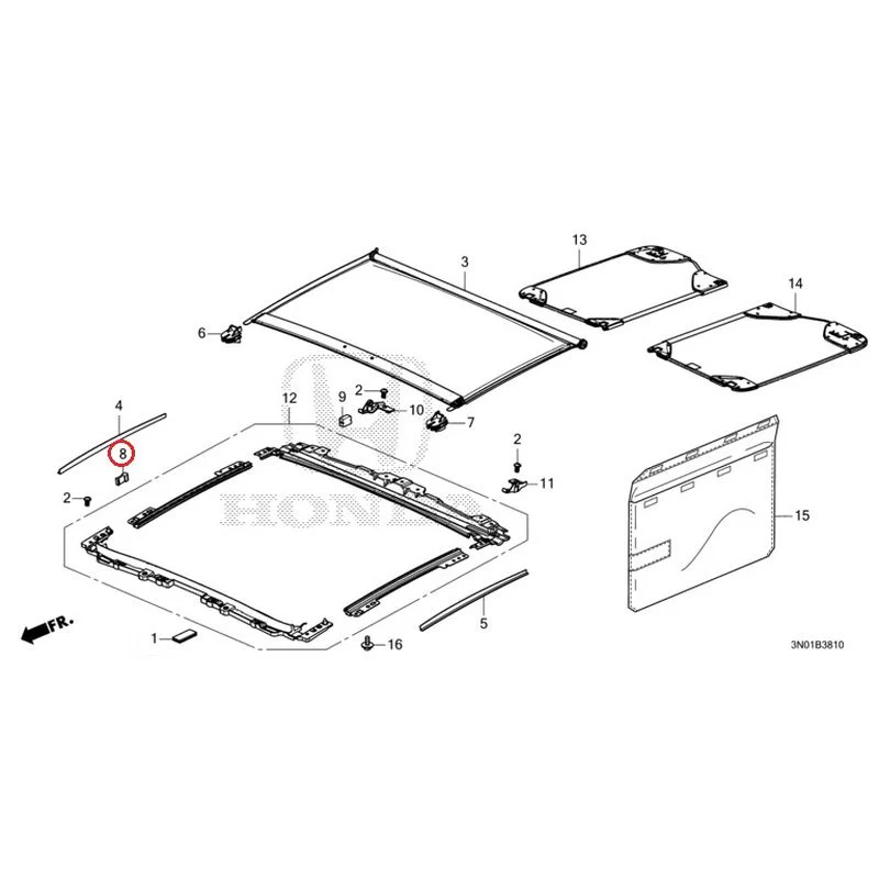 [NEW] JDM HONDA VEZEL e:HEV RV5 2021 Sunshade GENUINE OEM - Image 9