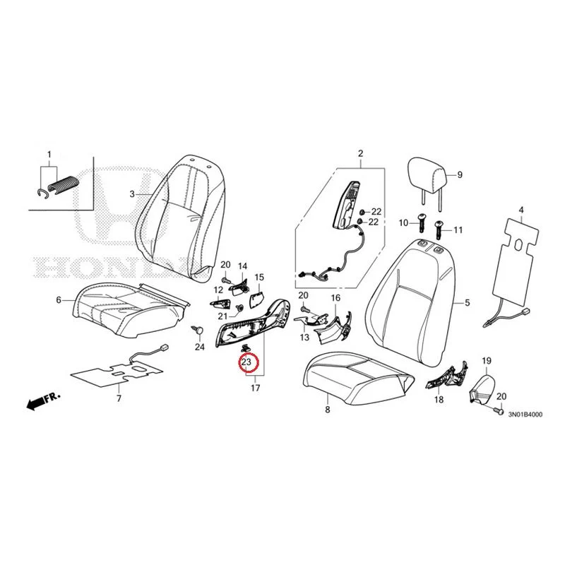 [NEW] JDM HONDA VEZEL e:HEV RV5 2021 Front Seat (Driver's Side) GENUINE OEM - Image 25