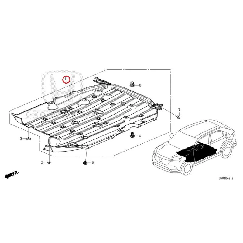 [NEW] JDM HONDA VEZEL e:HEV RV5 2021 Undercover GENUINE OEM - Image 2