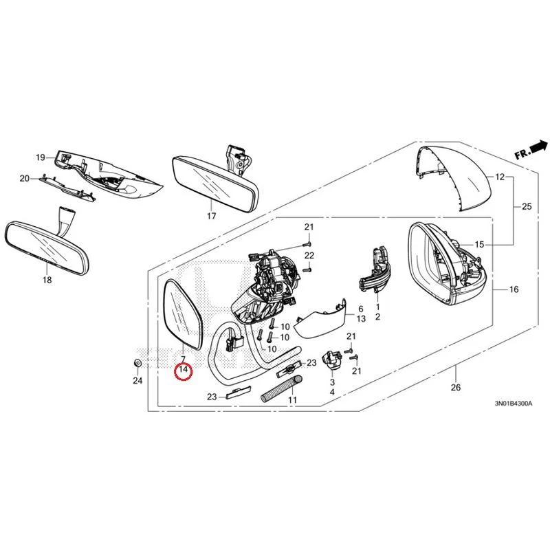 [NEW] JDM HONDA VEZEL e:HEV RV5 2021 Mirrors GENUINE OEM - Image 13