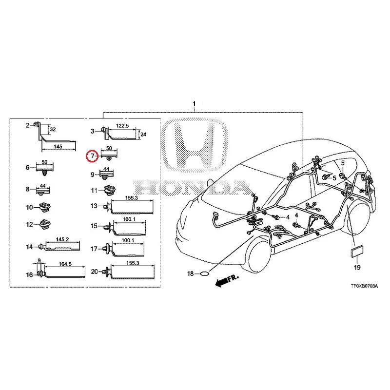 [NEW] JDM HONDA FIT GE8 2012 Wire Harnesses (4) GENUINE OEM - Image 13