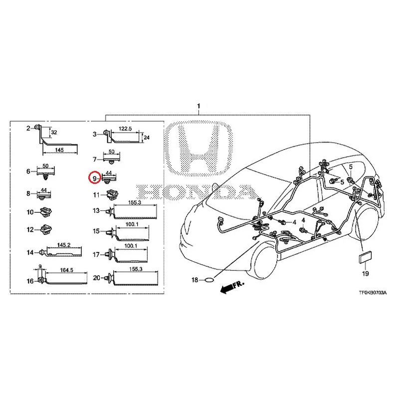 [NEW] JDM HONDA FIT GE8 2012 Wire Harnesses (4) GENUINE OEM - Image 15