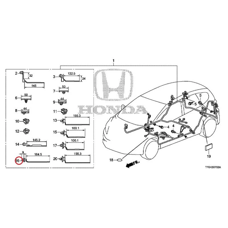 [NEW] JDM HONDA FIT GE8 2012 Wire Harnesses (4) GENUINE OEM - Image 22