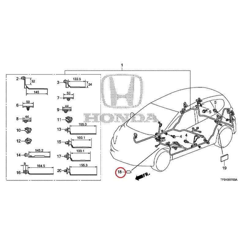 [NEW] JDM HONDA FIT GE8 2012 Wire Harnesses (4) GENUINE OEM - Image 24