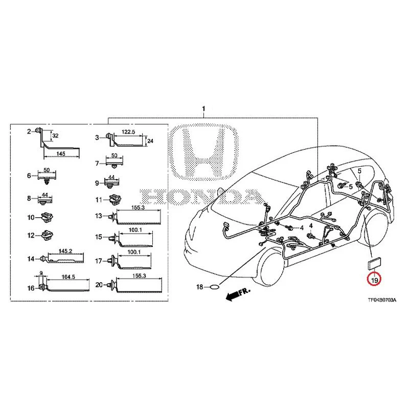 [NEW] JDM HONDA FIT GE8 2012 Wire Harnesses (4) GENUINE OEM - Image 25