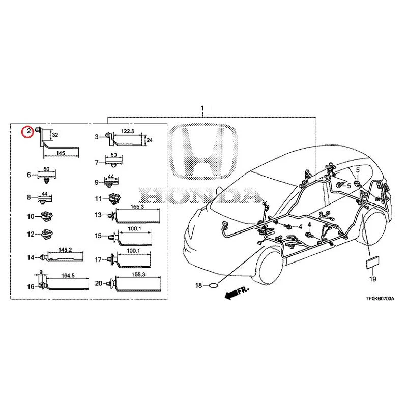[NEW] JDM HONDA FIT GE8 2012 Wire Harnesses (4) GENUINE OEM - Image 8