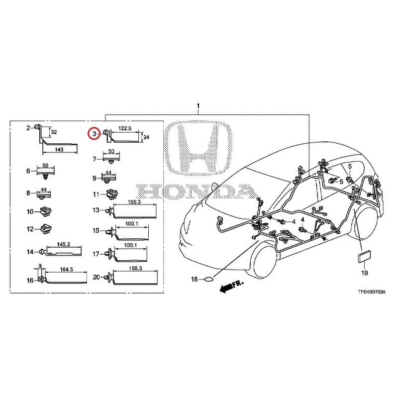 [NEW] JDM HONDA FIT GE8 2012 Wire Harnesses (4) GENUINE OEM - Image 9