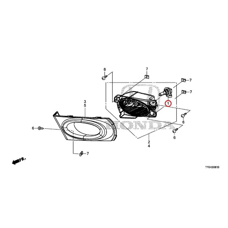 [NEW] JDM HONDA FIT GE8 2012 Fog Lights GENUINE OEM - Image 2