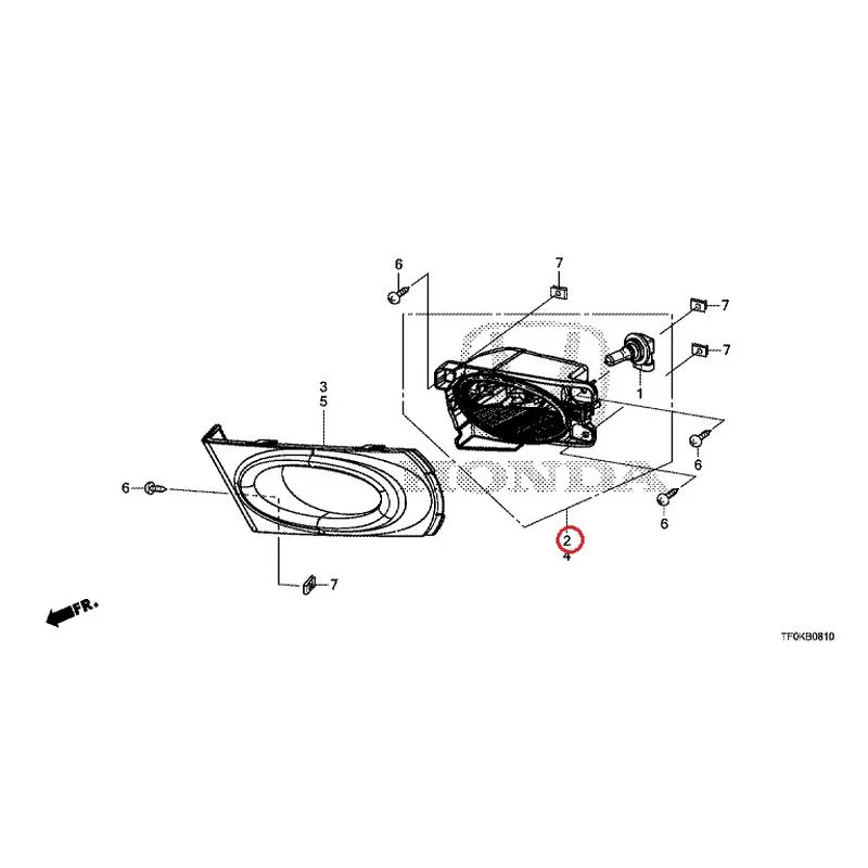 [NEW] JDM HONDA FIT GE8 2012 Fog Lights GENUINE OEM - Image 3