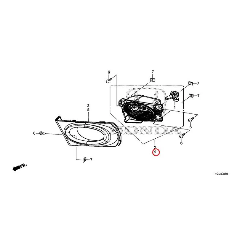 [NEW] JDM HONDA FIT GE8 2012 Fog Lights GENUINE OEM - Image 5